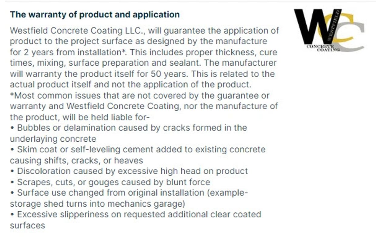 Warranty and Guarantee